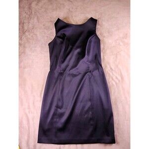 Laundry by Shelli Segal Black Sheath Dress Sleeveless vintage 1995 Size 10